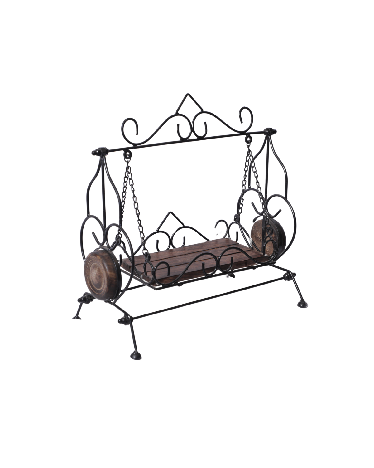 Wooden Iron Jhula Small