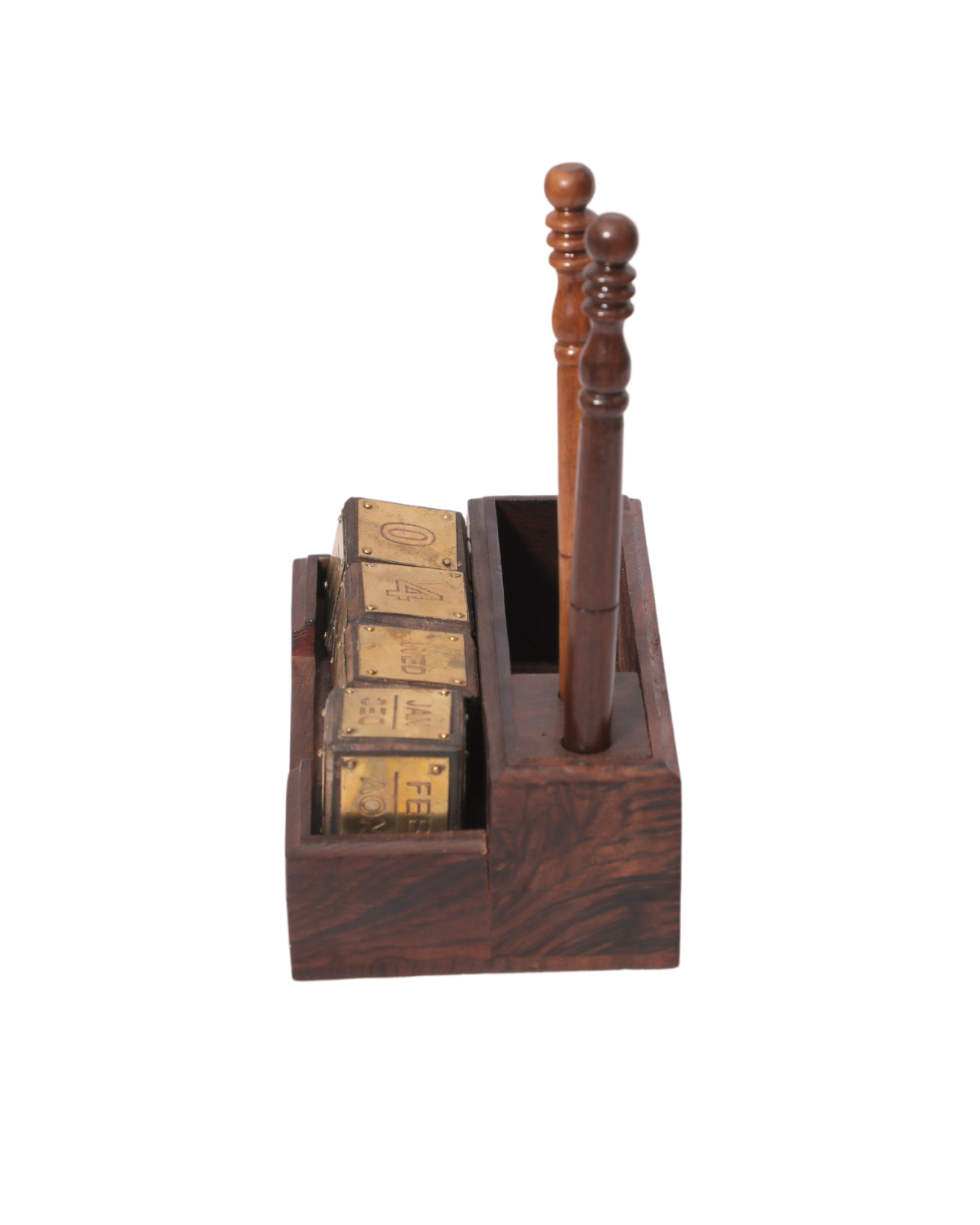 Vintage Perpetual Calendar Desk