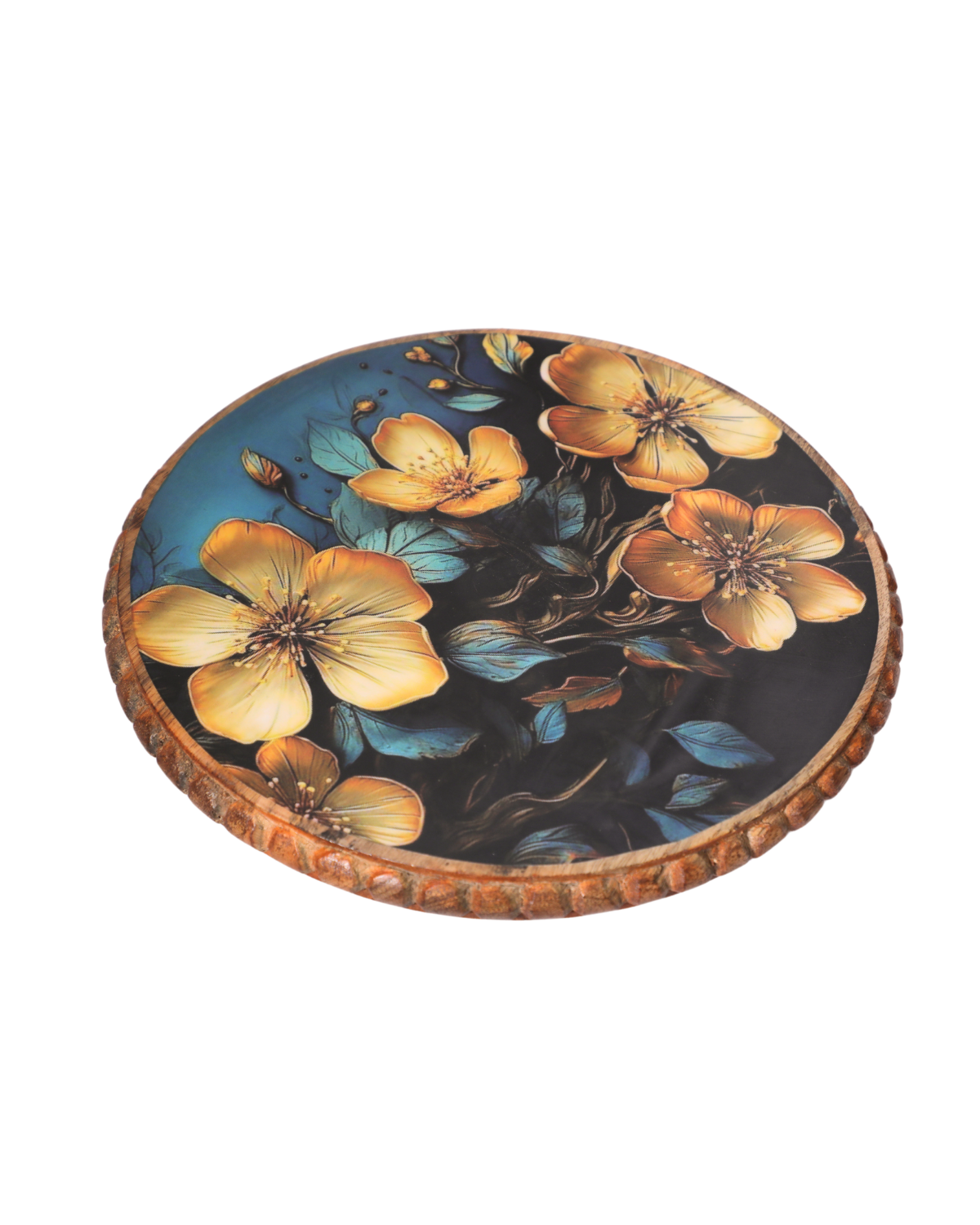 Tray round iron