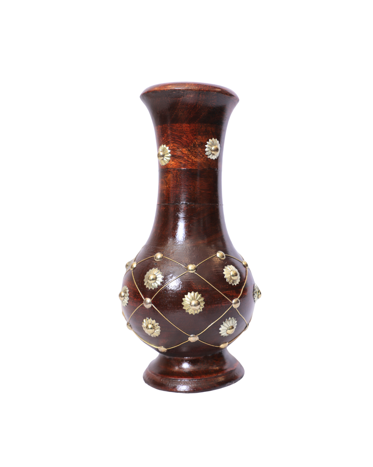 Round Wooden Flower Pot