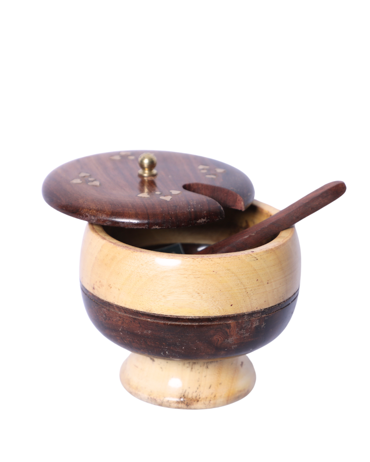 Wooden Sugar Pot Donga