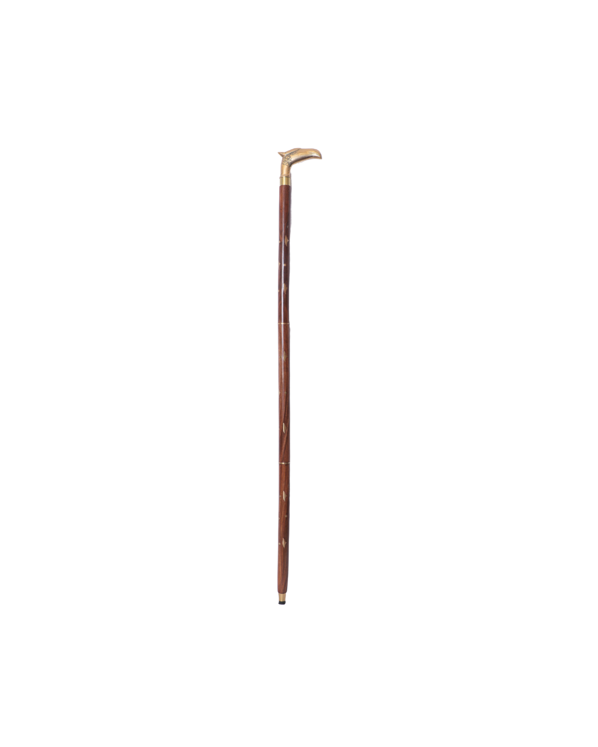 Diamond Brass Walking Stick