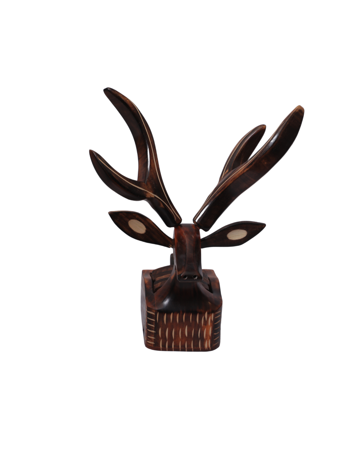 Wood Deer Coaster