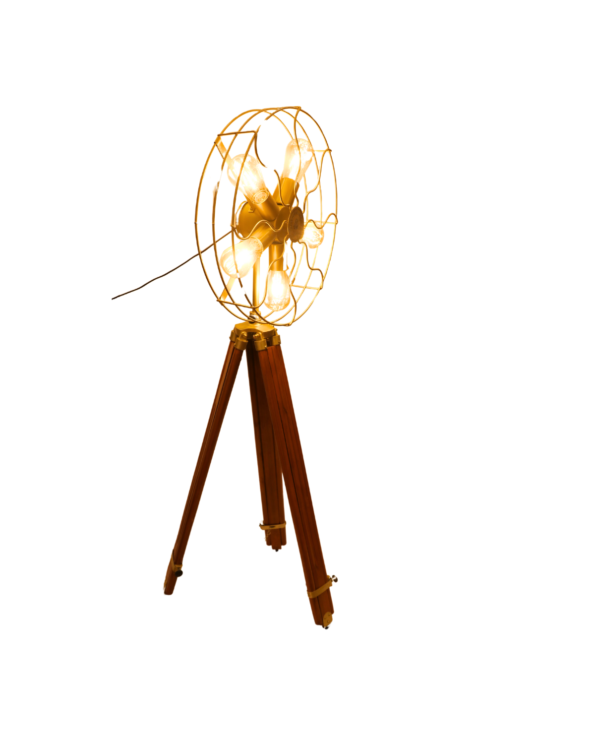 Fan Light Wooden Floor Fan Light