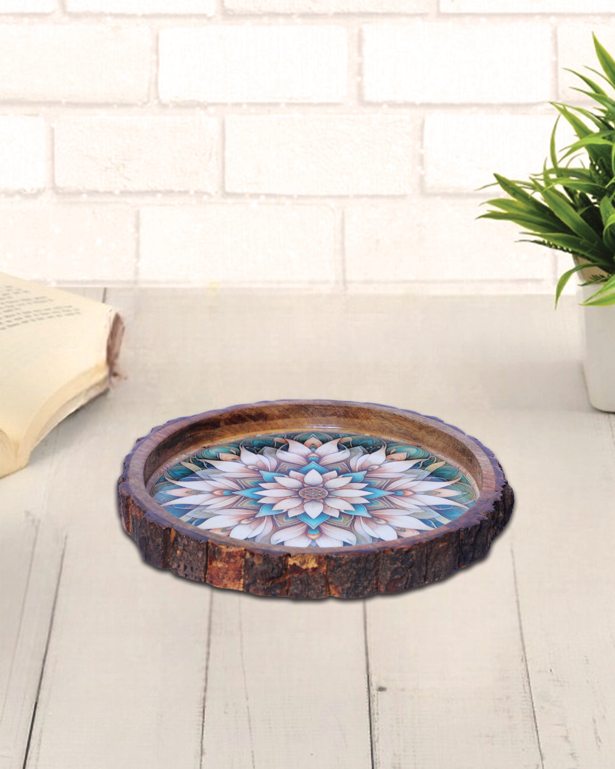 Tray round monark