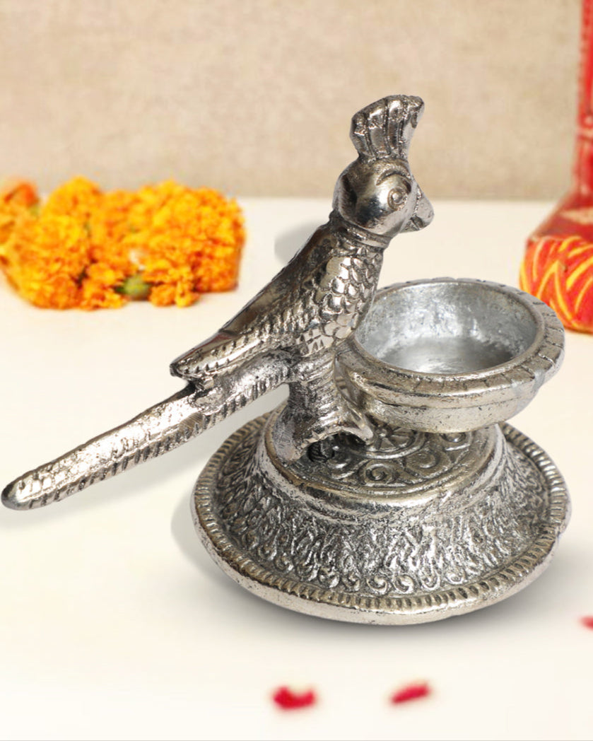 Metal Bird Candle
