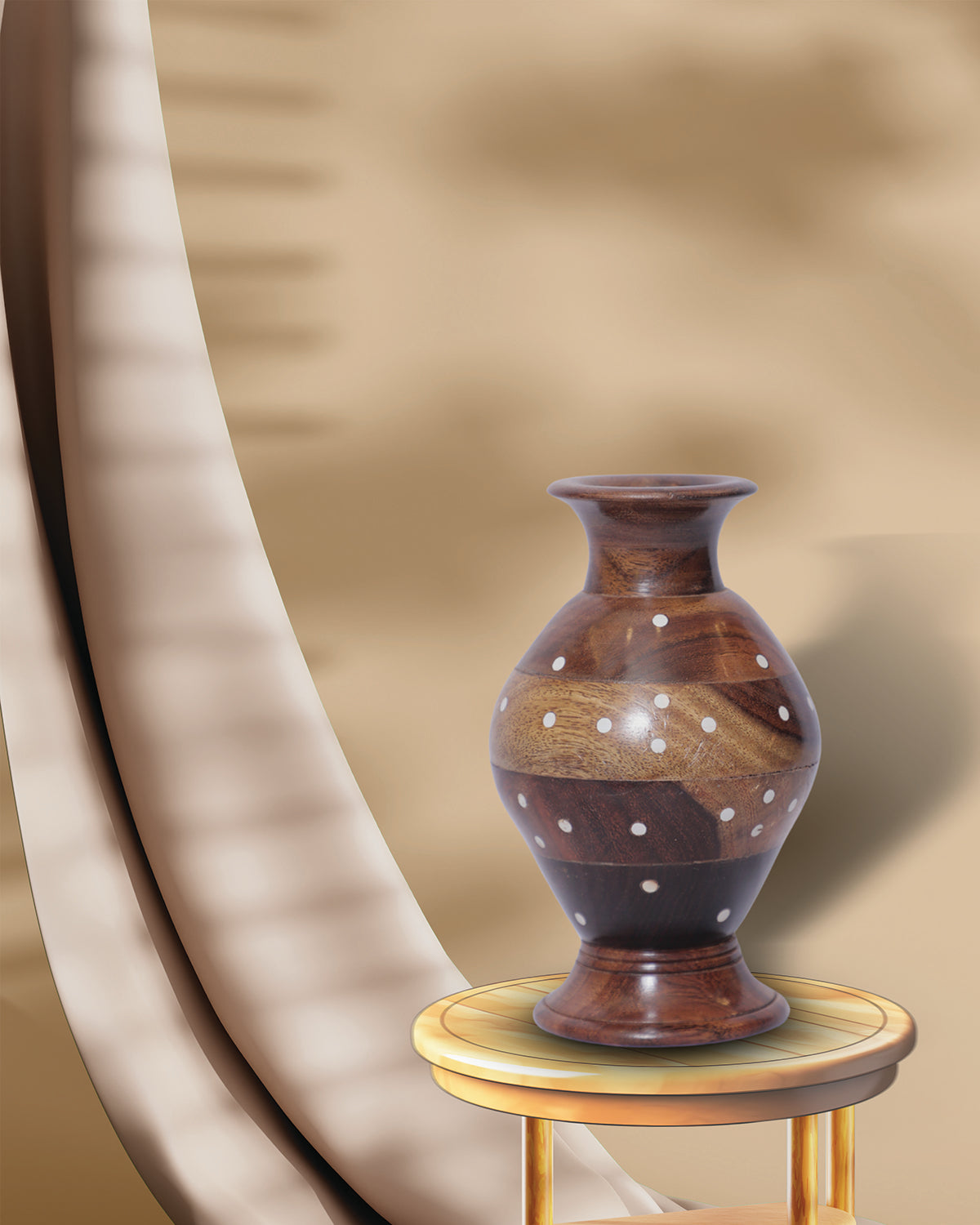 Wooden Matki 5&