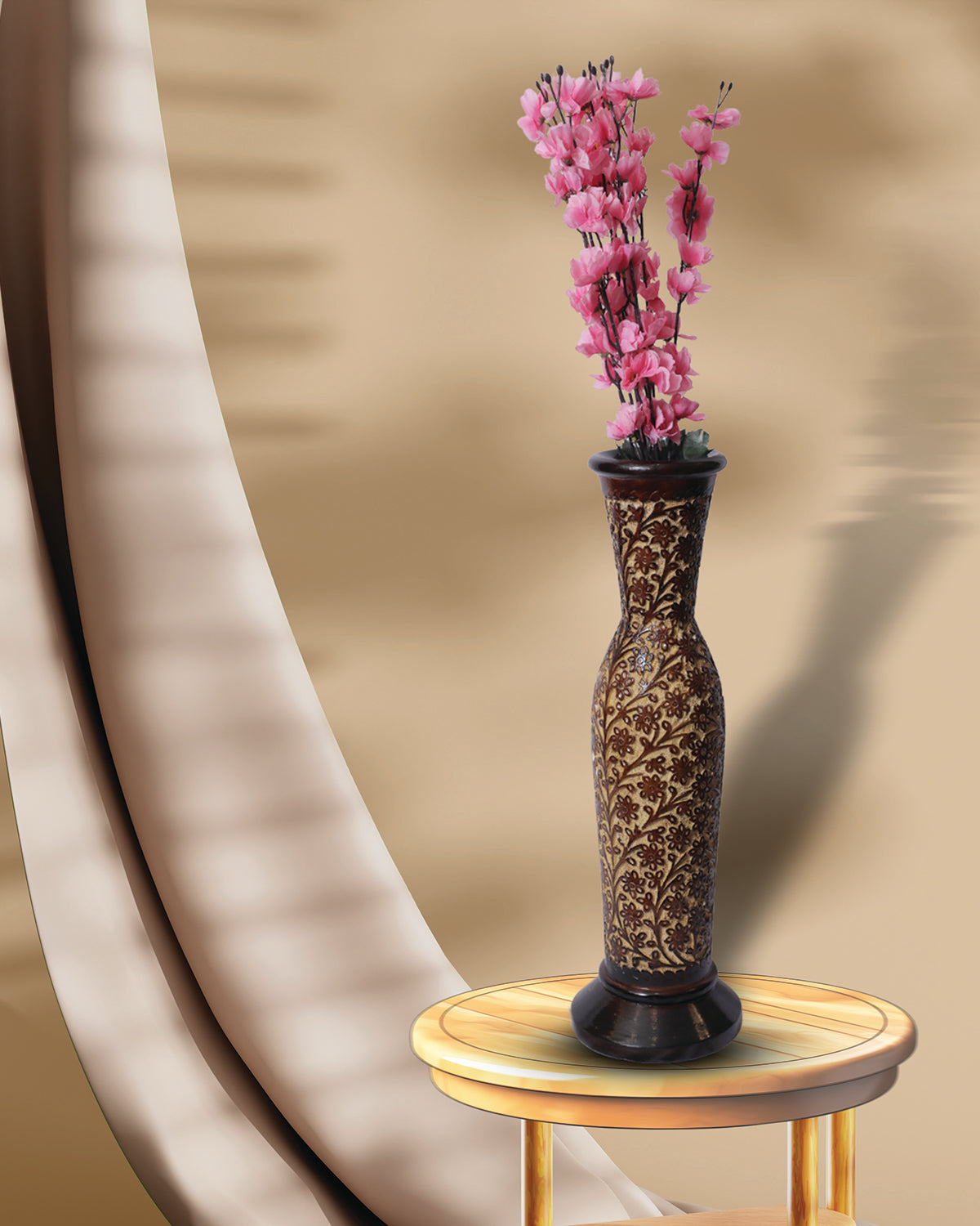Wooden Vase (20 inch, Cutter)