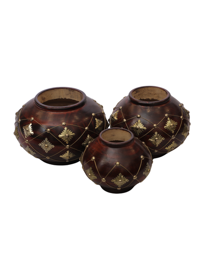 Wooden Matka set