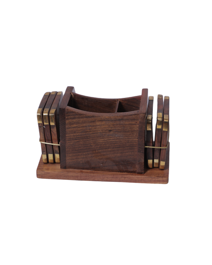 Wooden Coaster Stand