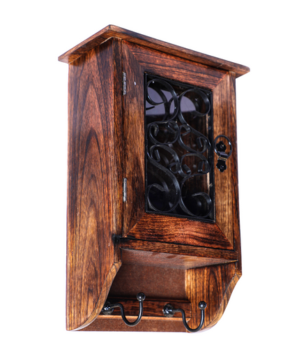 Wooden Key Box Hooker