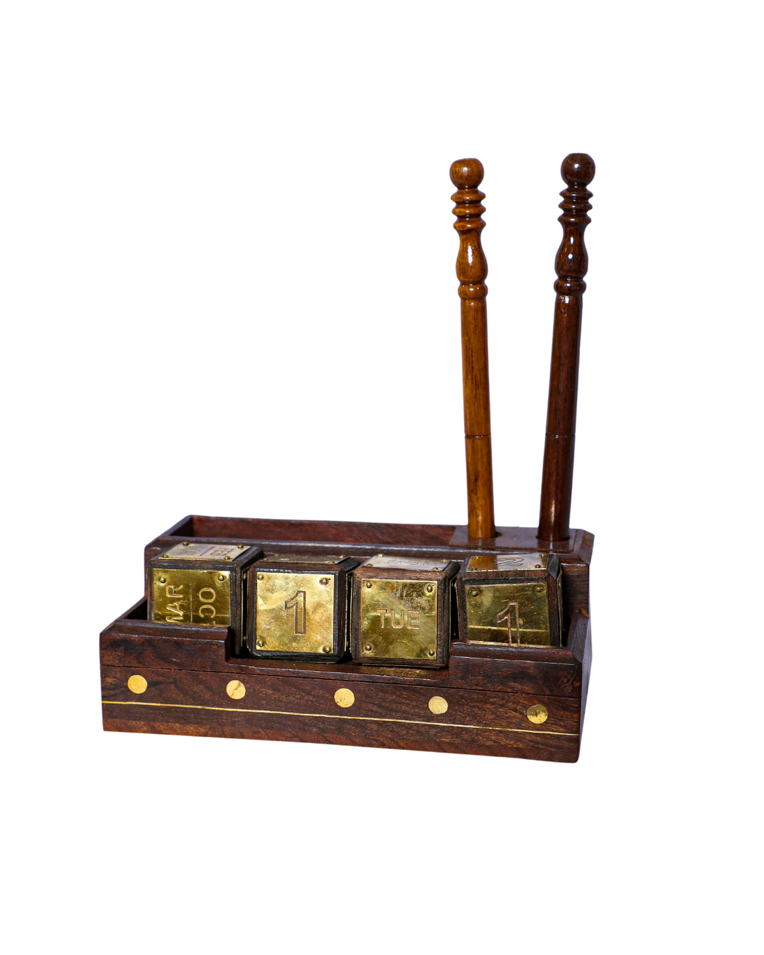 Calendar Box on Wooden Base