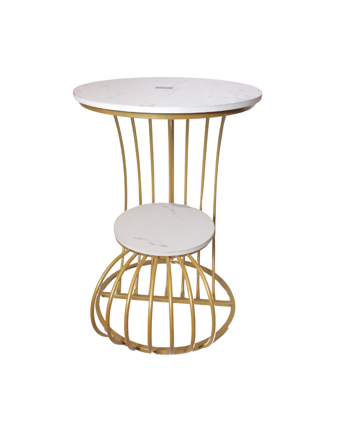 wood golden table