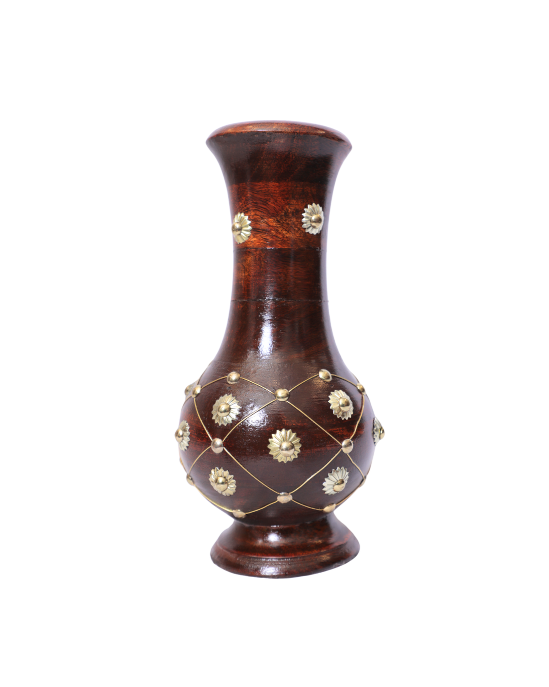 Round Wooden Flower Pot