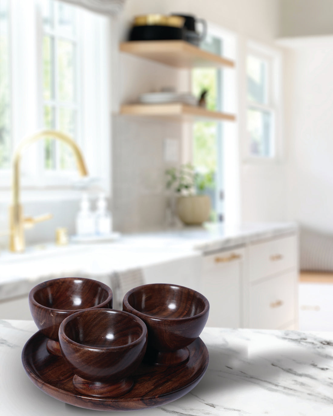  3 bowl set with plate