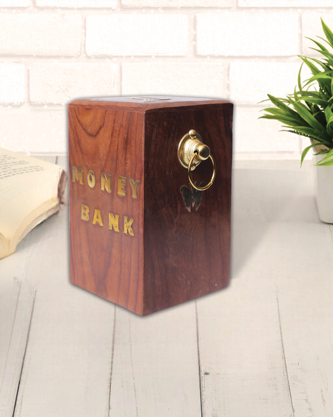 Handmade Wooden Gullak