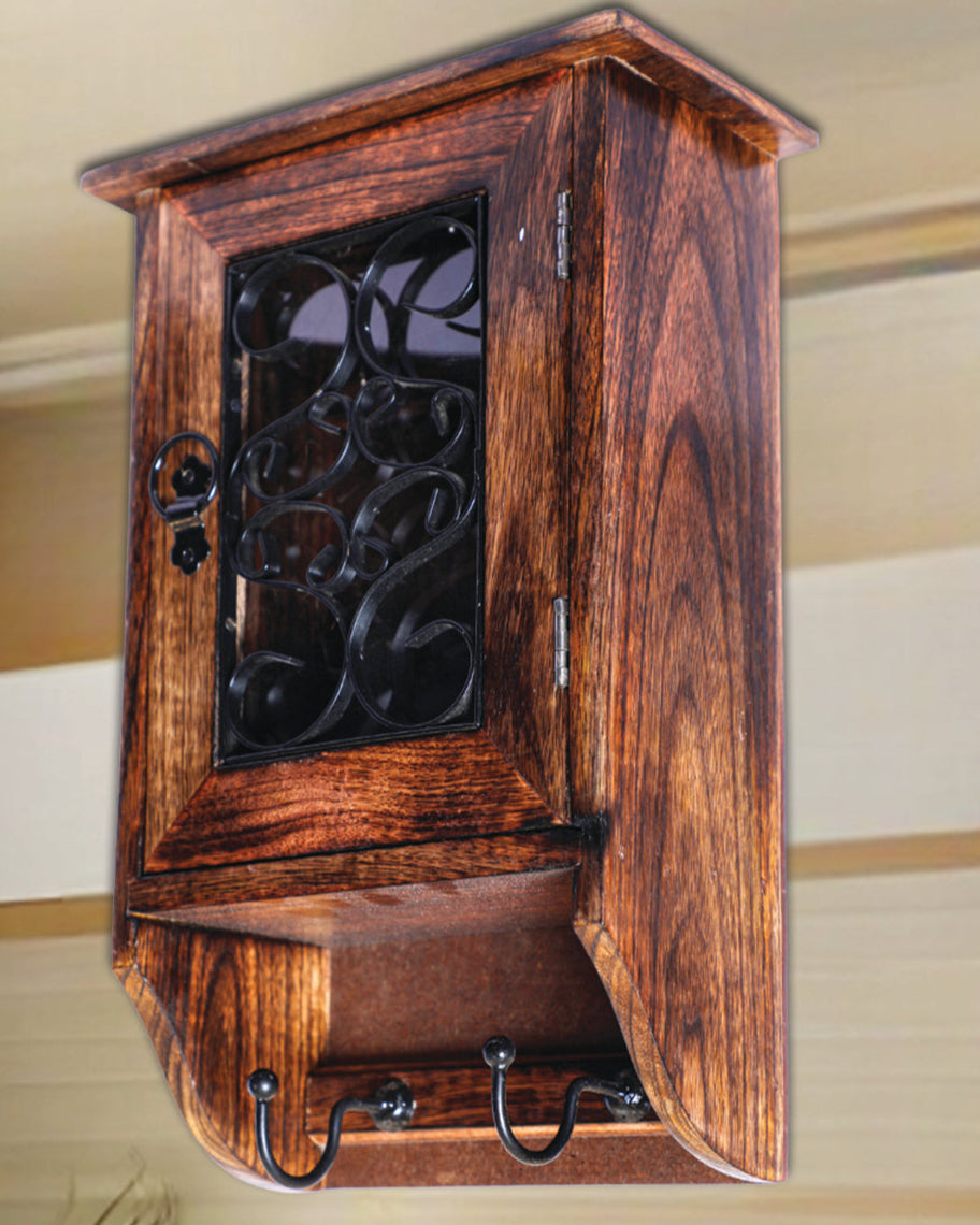 Wooden Key Box Hooker