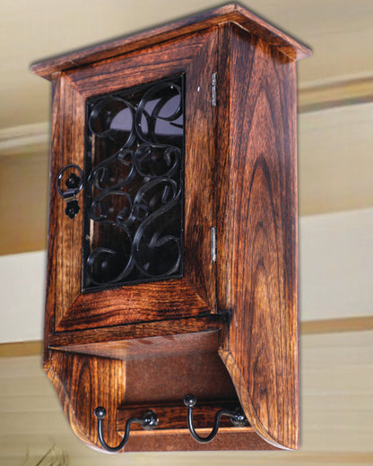 Wooden Key Box Hooker