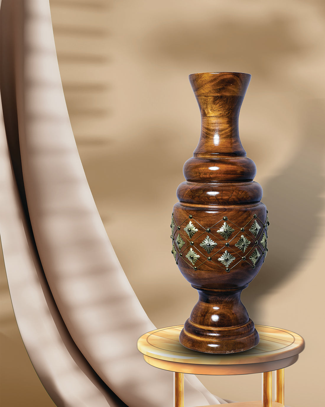 Wooden Vase Mini