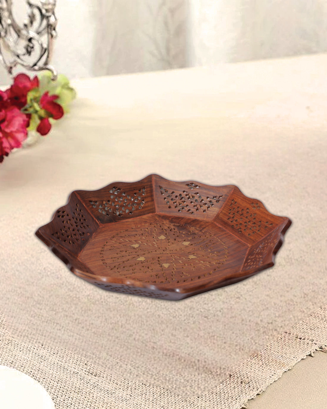 Handmade Tray fancy gol