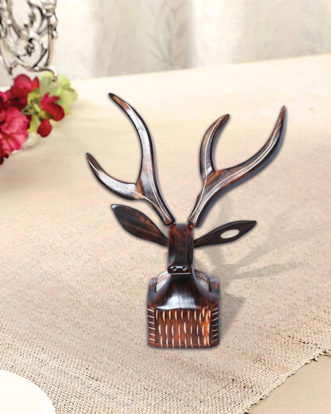 Deer Wood coaster set