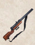 wooden gun wall decor