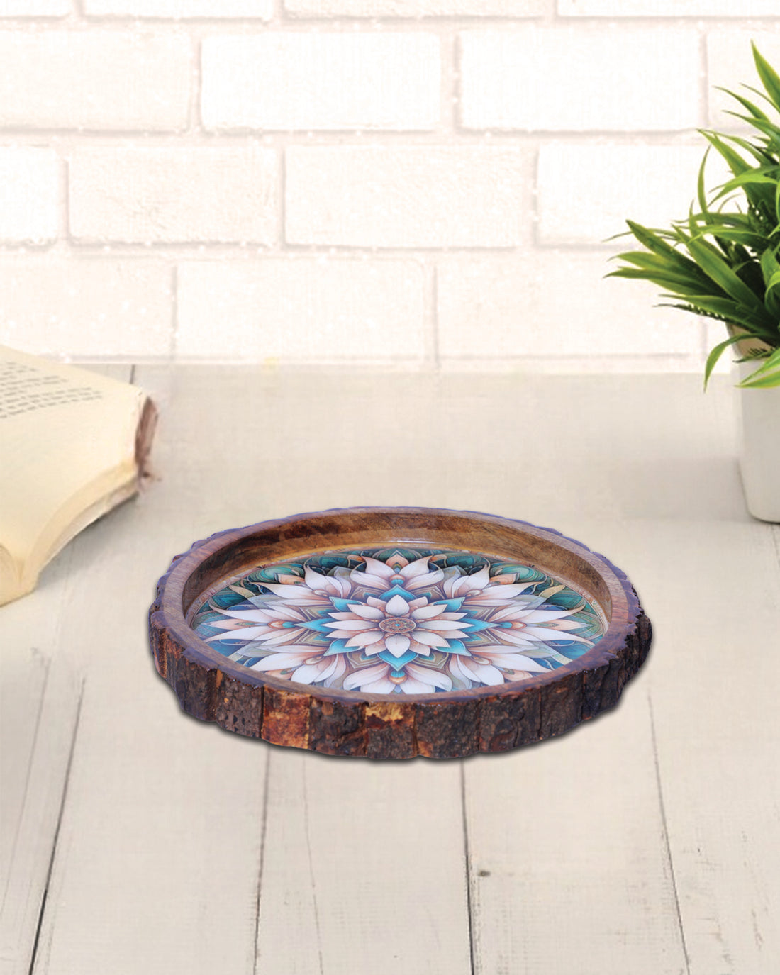 Tray round monark