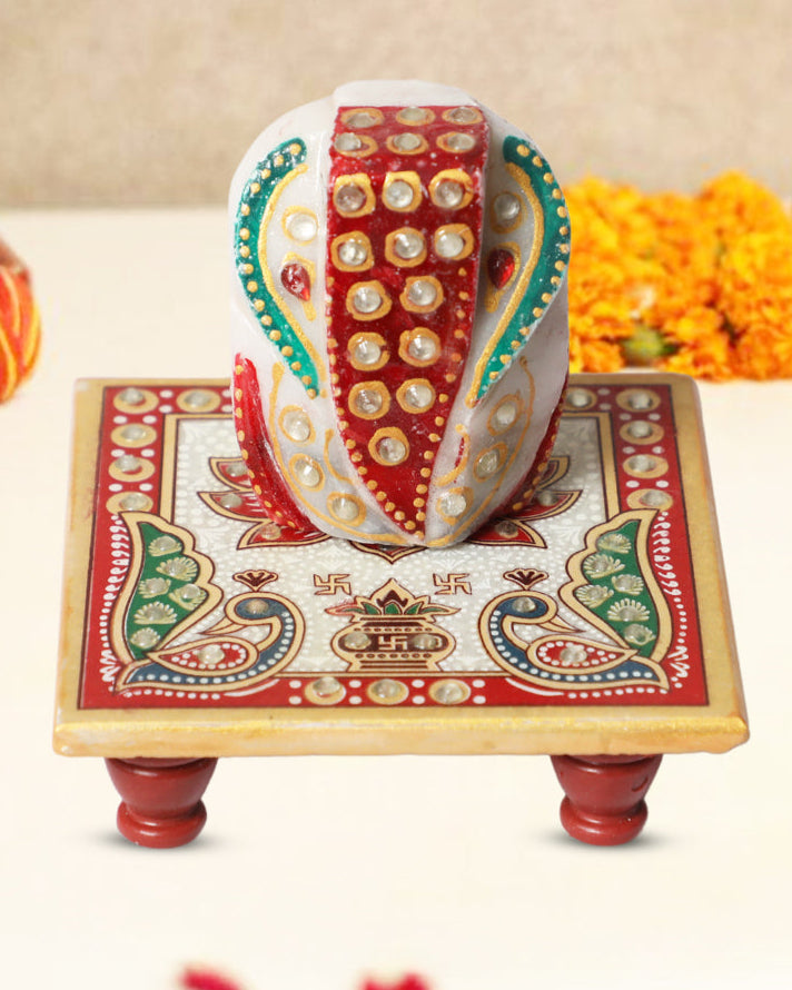 Marble Ganesh Chowki