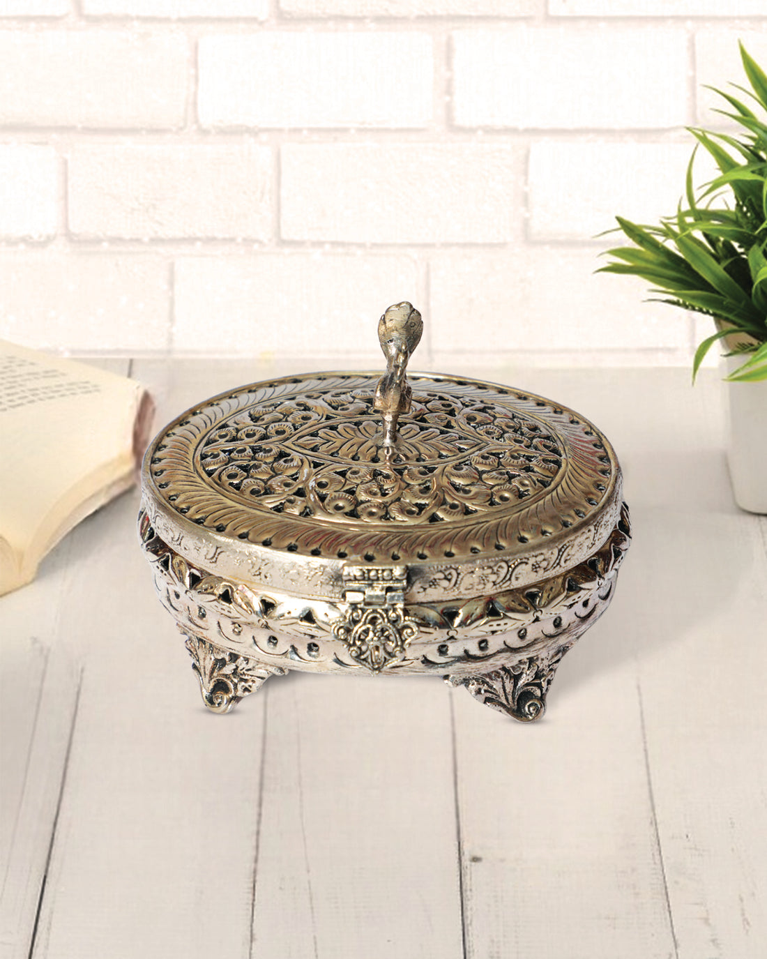 Silver Plated Chitai Box