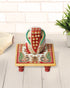 Handcrafted Marble Chowki Ganesh