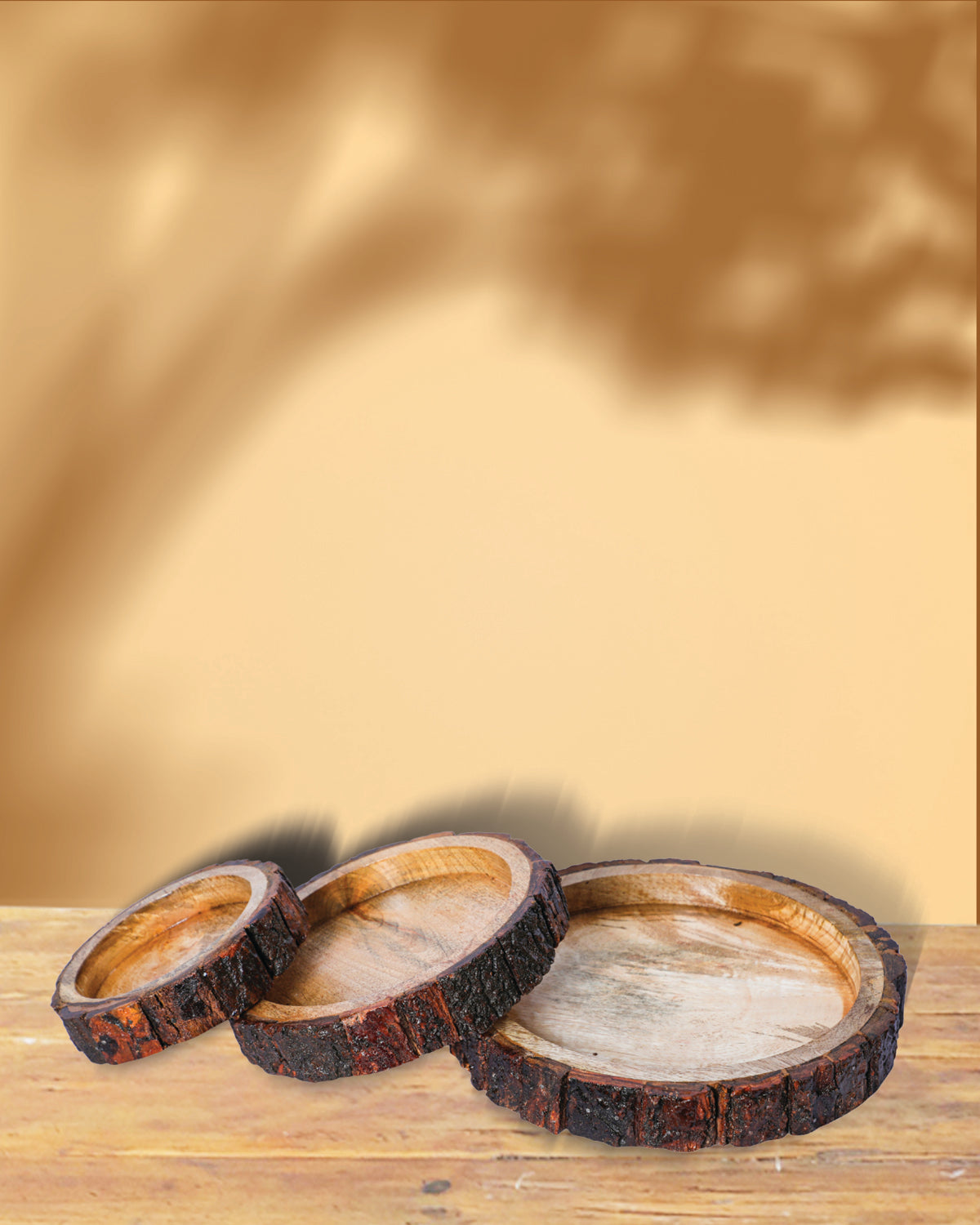 Tray set round buck