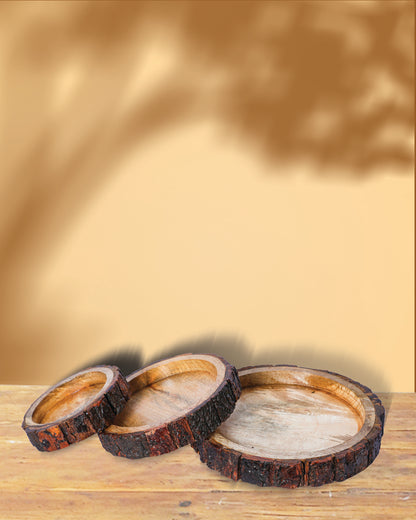 Tray set round buck