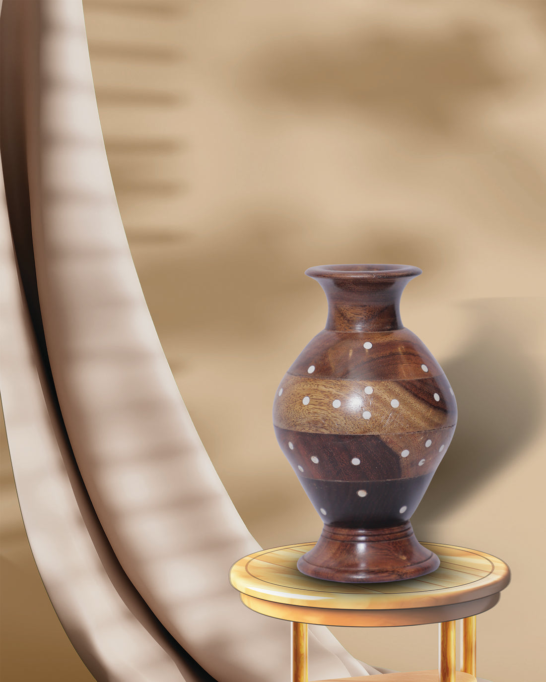 Wooden Matki 5&