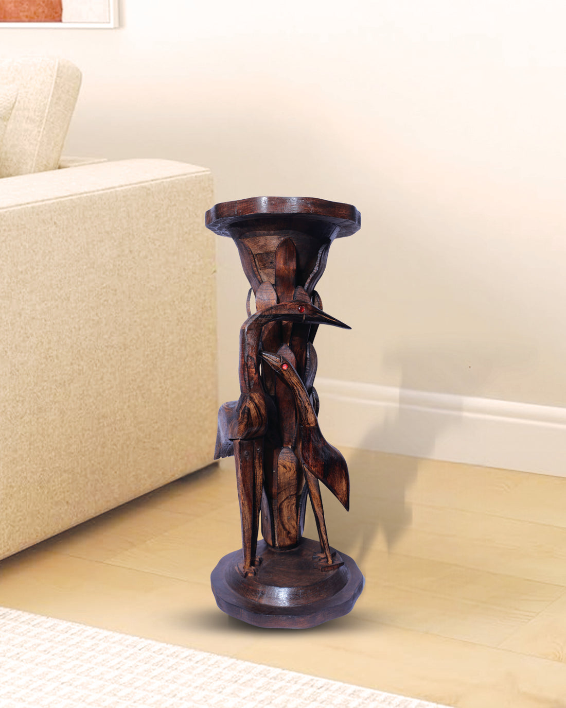 Swan Stand Brown