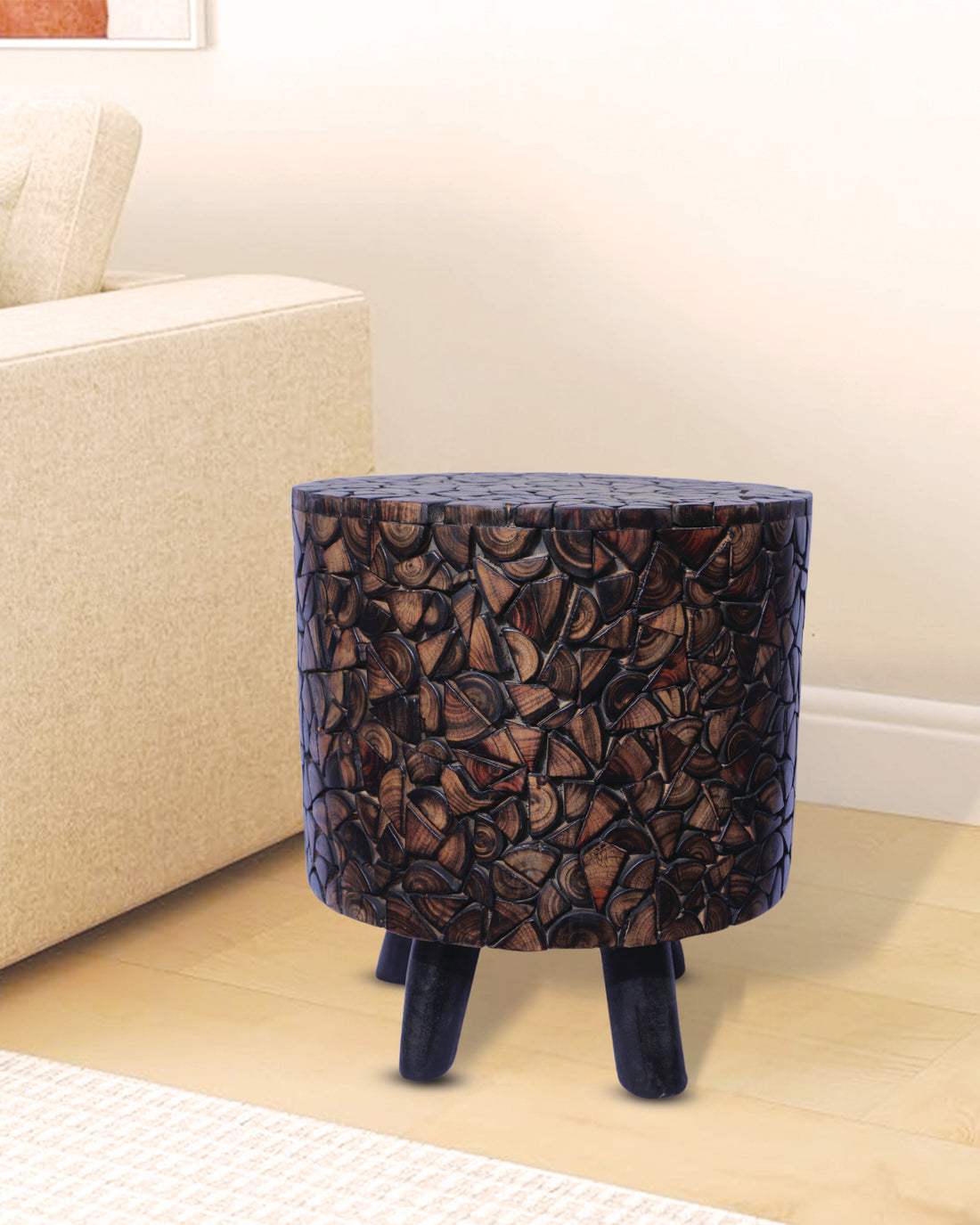 Stool 3 leg Round