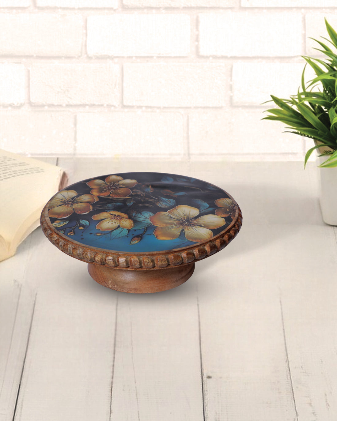 Tray round iron