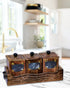 Wood Crafts Sugar Coffee Canister Set