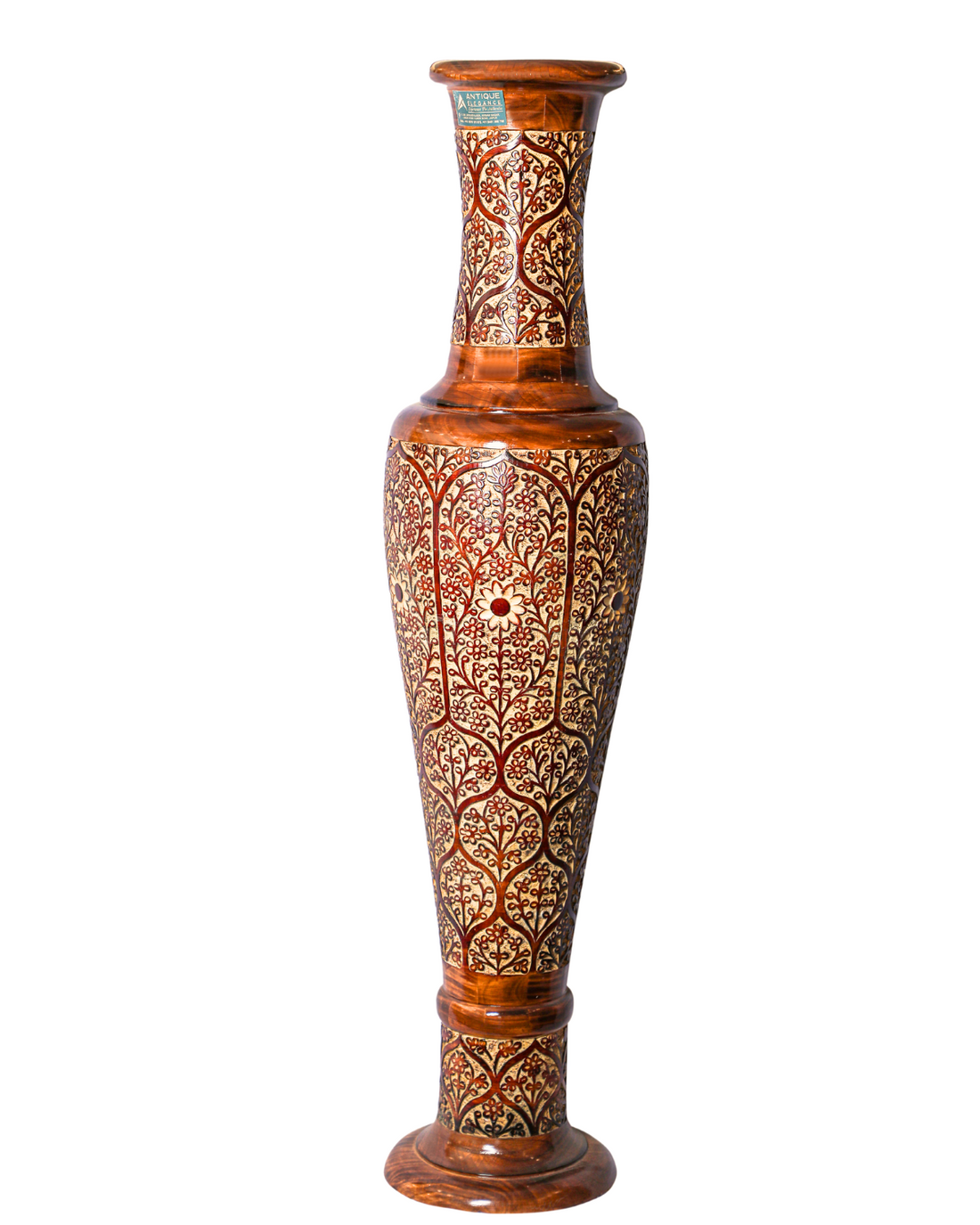 Wooden vase big