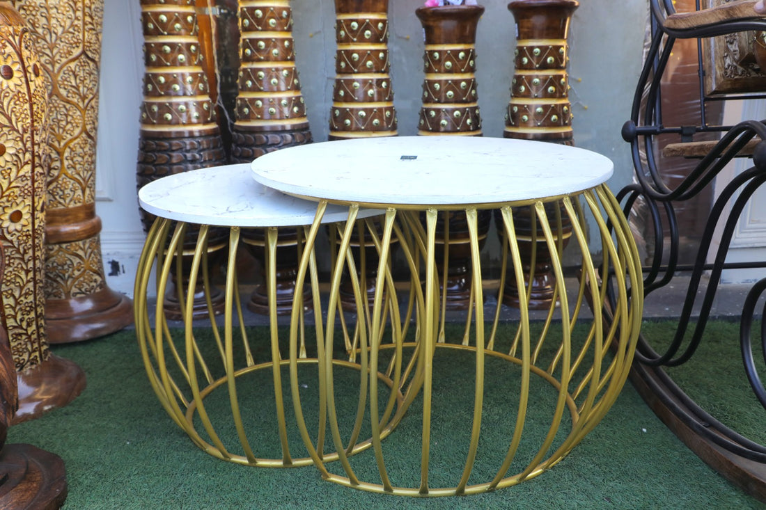 Gold Side Table
