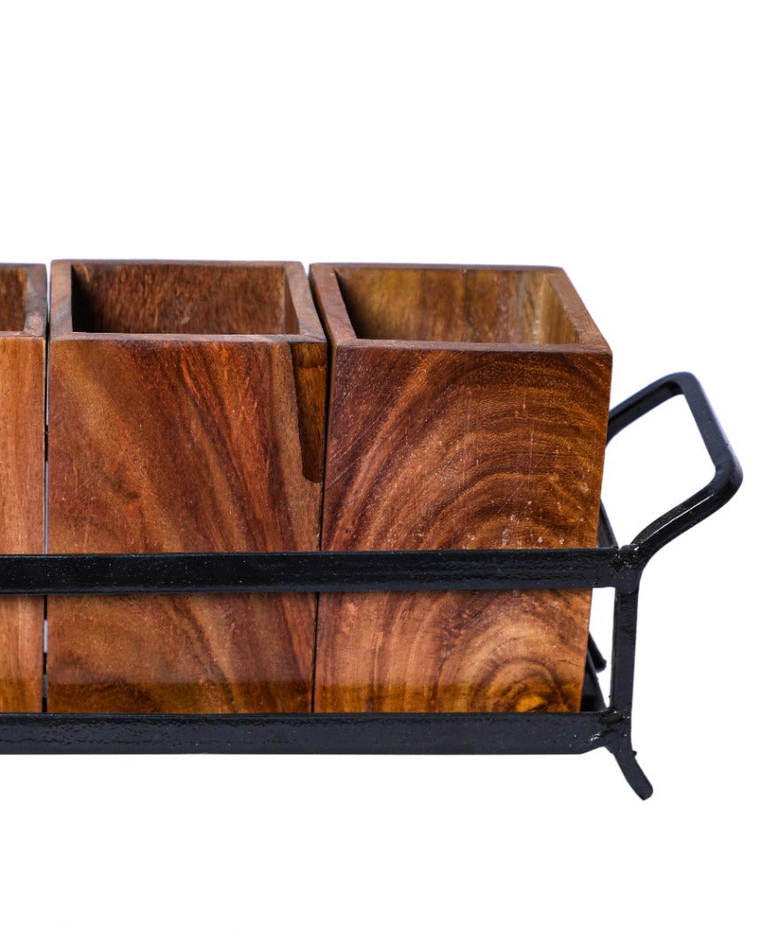 Wooden Cutlery Holders