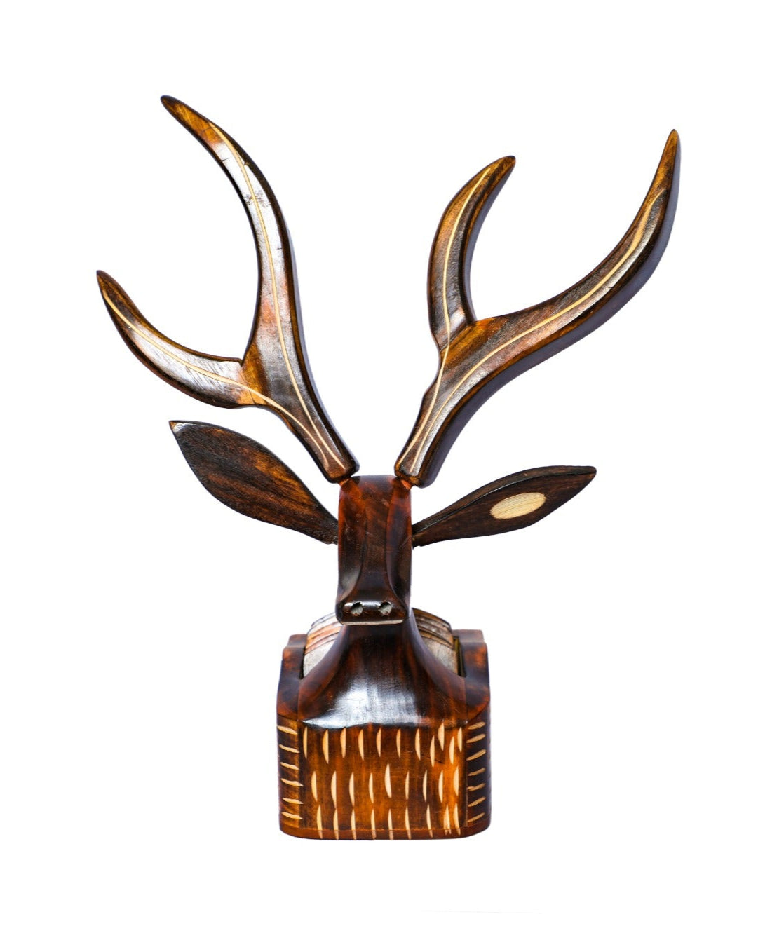 Deer coaster set
